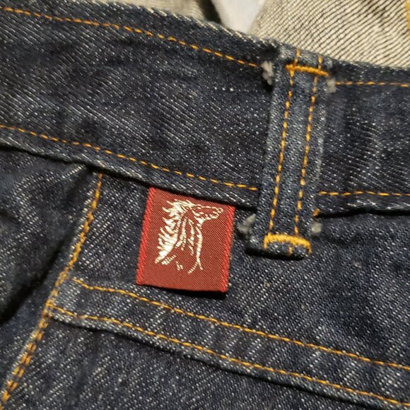 Vintage Appaloosa Blue Jeans Women's 28 Denim Wide Leg Western Wear Ranchwear - Picture 6 of 10